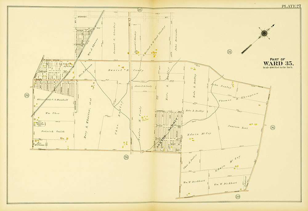 Atlas of the 23rd, 35th, & 41st Wards of the City of Philadelphia, Plate 27