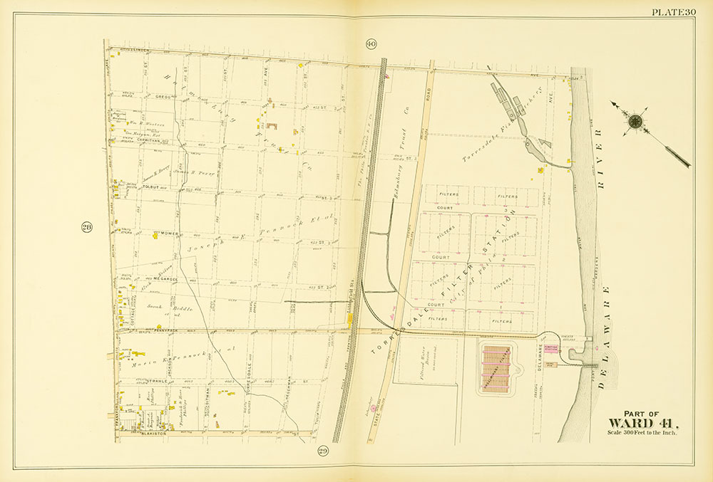 Atlas of the 23rd, 35th, & 41st Wards of the City of Philadelphia, Plate 30