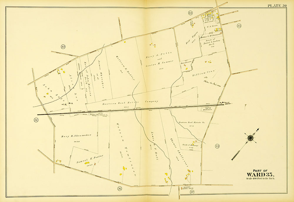 Atlas of the 23rd, 35th, & 41st Wards of the City of Philadelphia, Plate 34