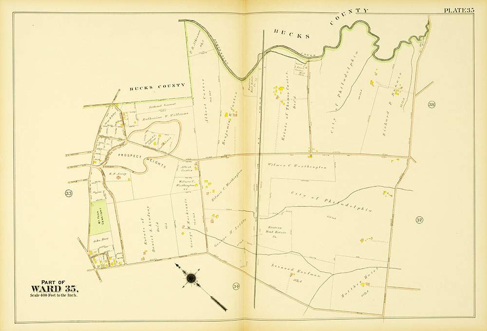 Atlas of the 23rd, 35th, & 41st Wards of the City of Philadelphia, Plate 35