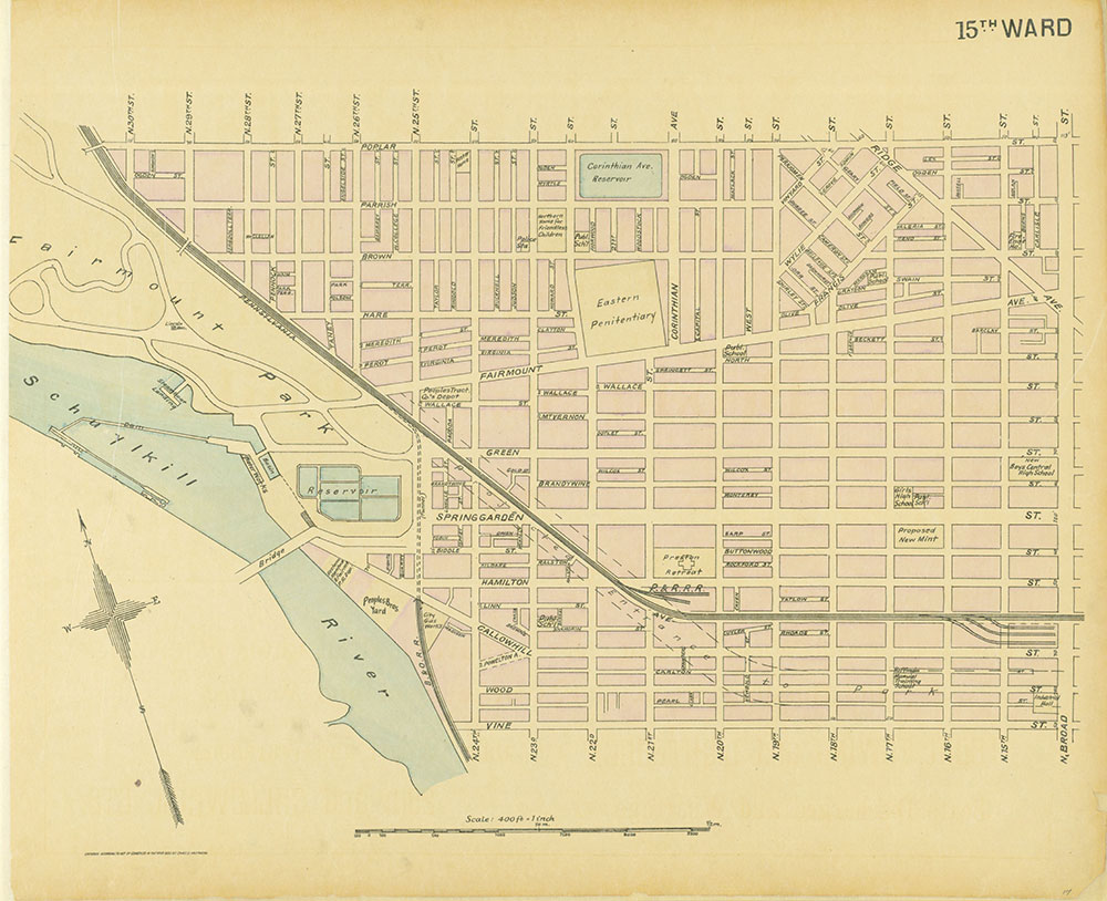 Street Atlas of Philadelphia by Wards, Ward 15
