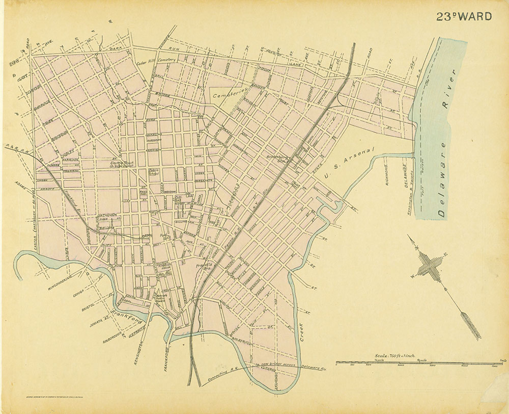 Street Atlas of Philadelphia by Wards, Ward 23