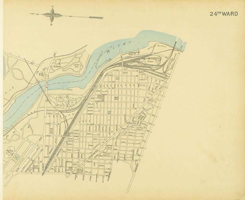 Street Atlas of Philadelphia by Wards, Ward 24
