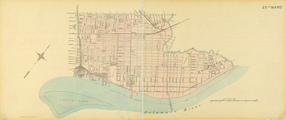 Street Atlas of Philadelphia by Wards, Ward 25
