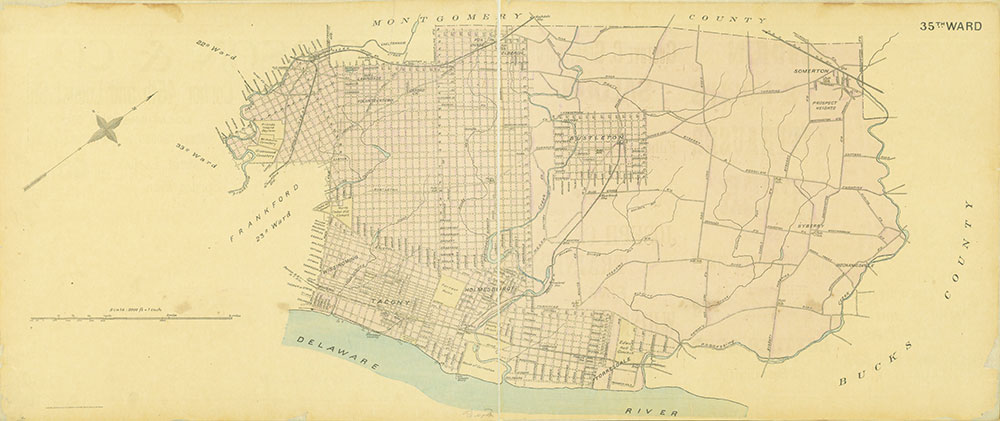 Street Atlas of Philadelphia by Wards, 35th Ward