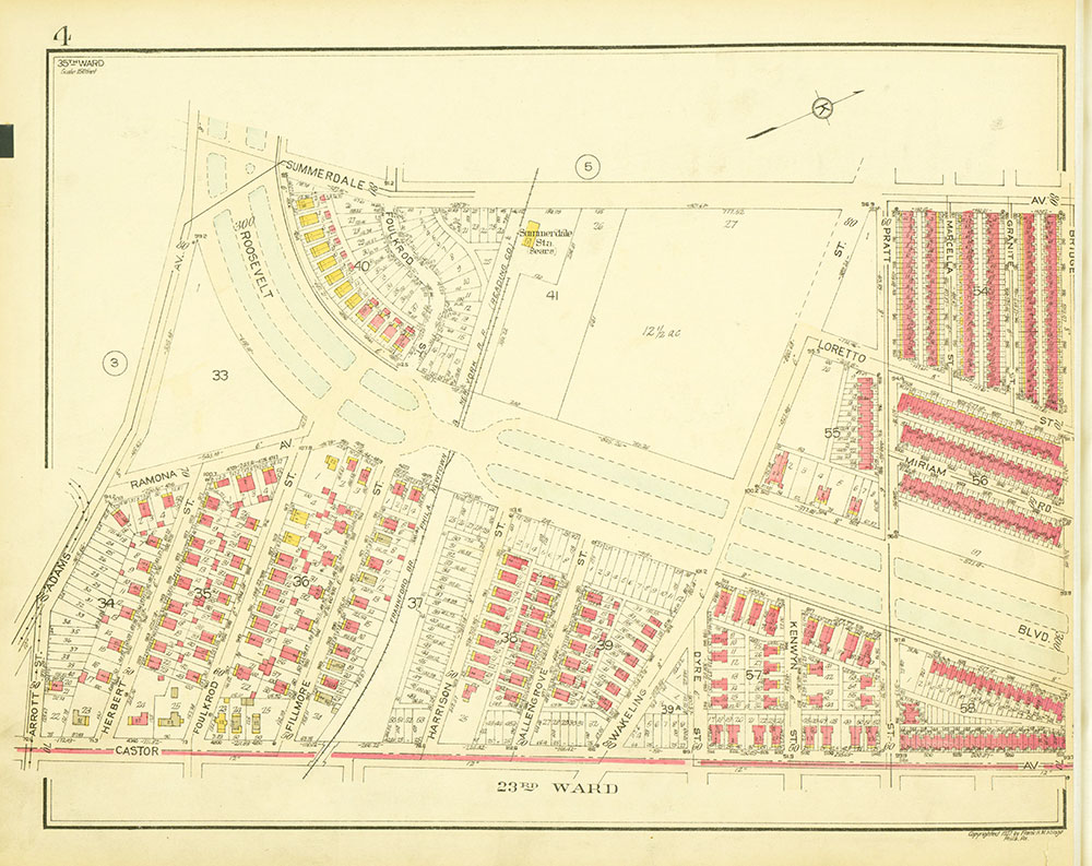 Atlas of the 35th Ward, Philadelphia, Plate 4