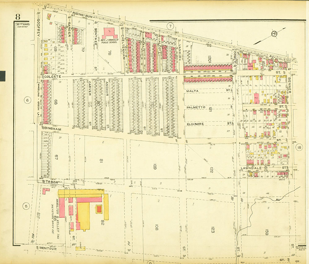 Atlas of the 35th Ward, Philadelphia, Plate 8