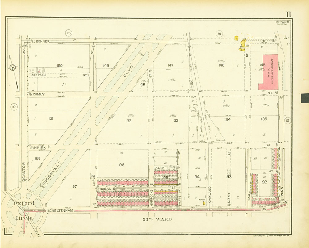 Atlas of the 35th Ward, Philadelphia, Plate 11