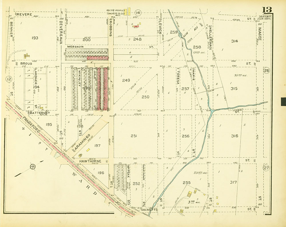 Atlas of the 35th Ward, Philadelphia, Plate 13
