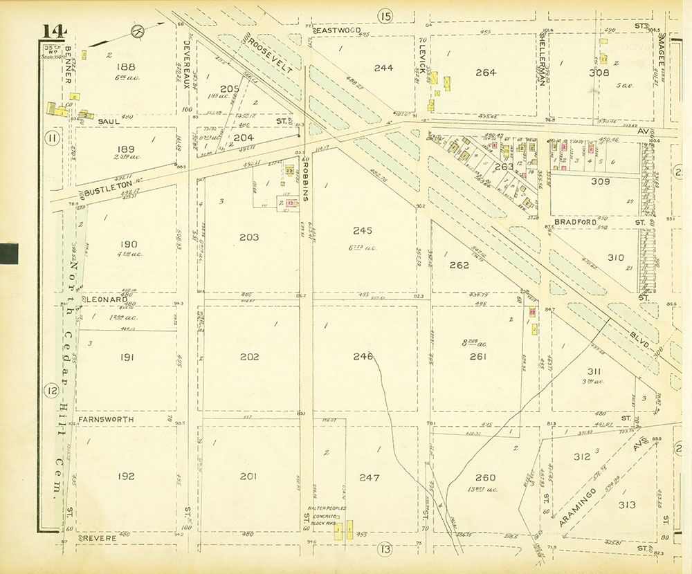 Atlas of the 35th Ward, Philadelphia, Plate 14