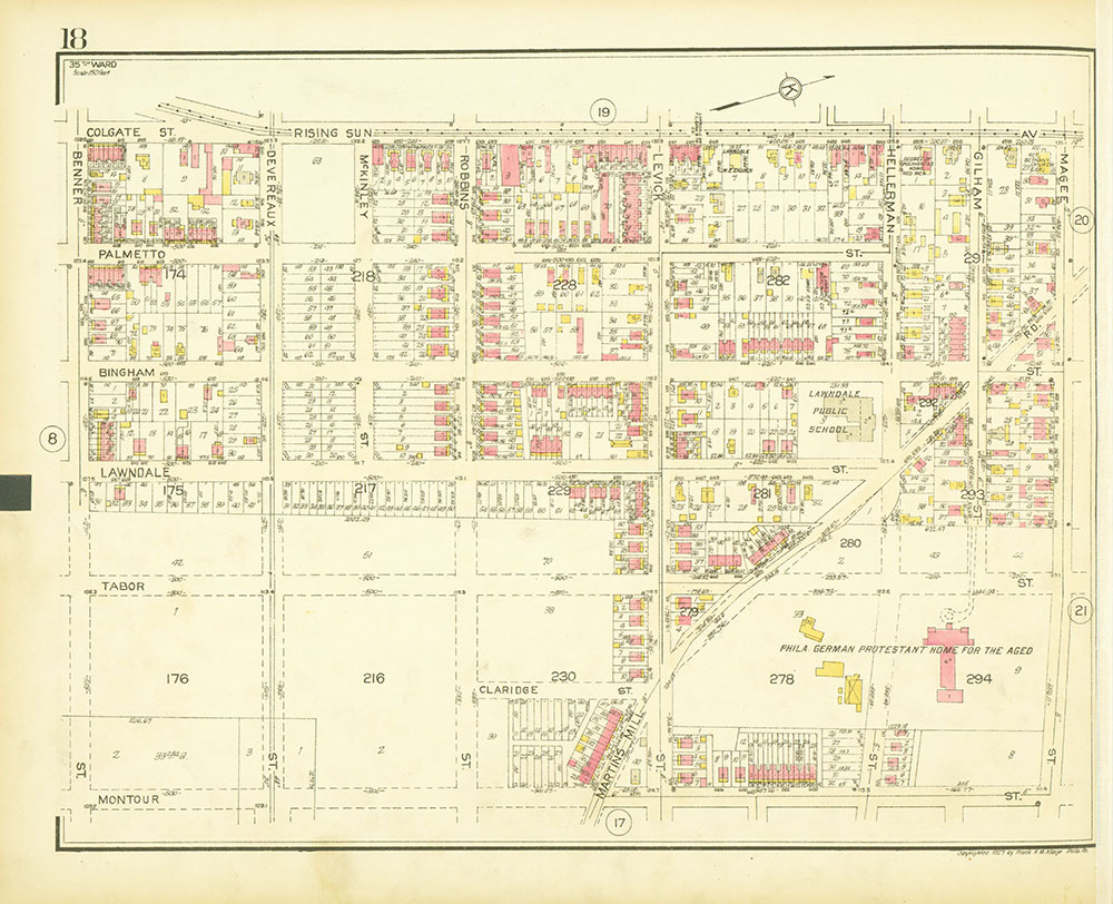 Atlas of the 35th Ward, Philadelphia, Plate 18