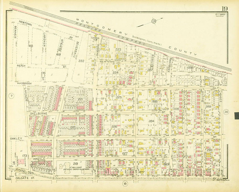 Atlas of the 35th Ward, Philadelphia, Plate 19