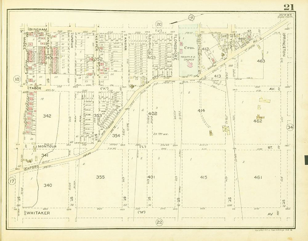 Atlas of the 35th Ward, Philadelphia, Plate 21