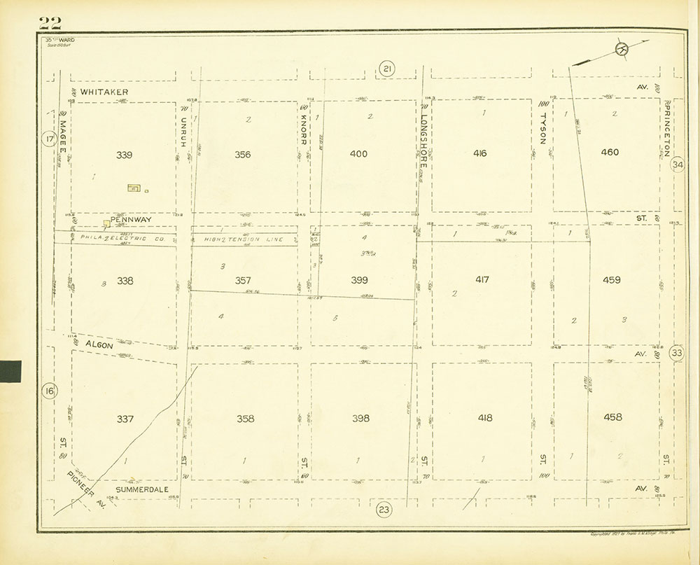 Atlas of the 35th Ward, Philadelphia, Plate 22