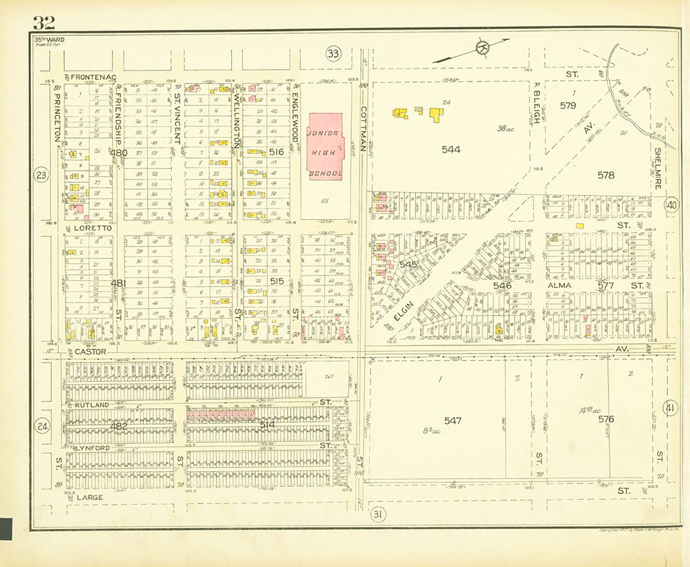 Atlas of the 35th Ward, Philadelphia, Plate 32