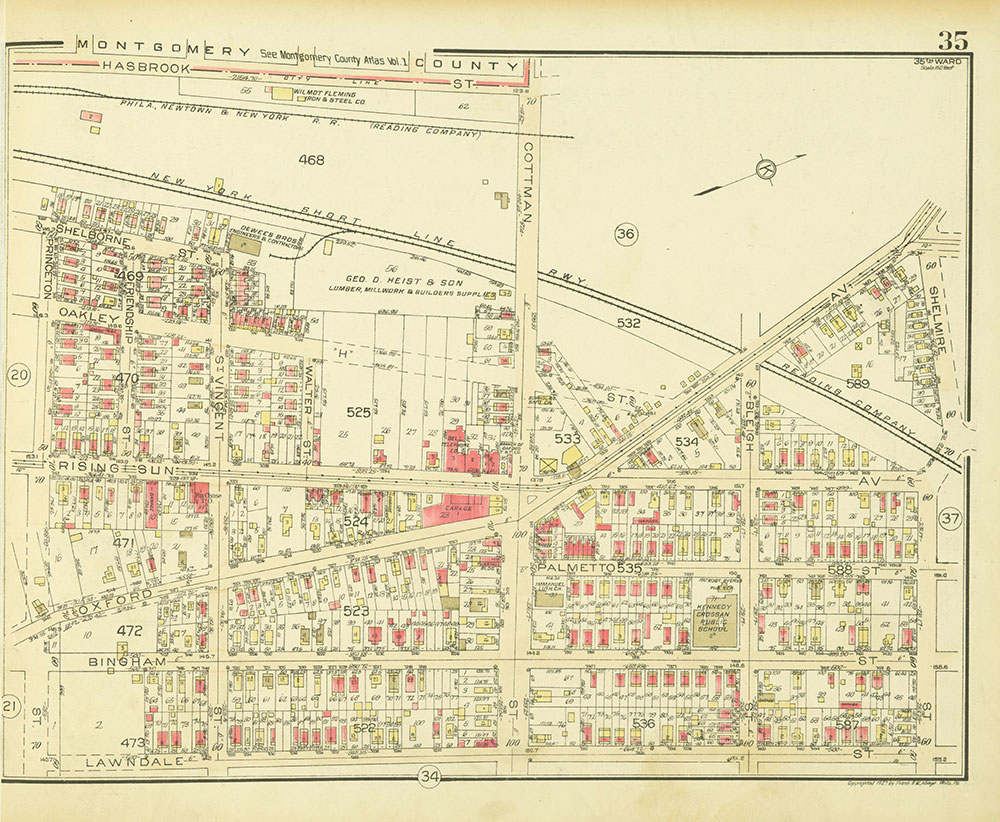 Atlas of the 35th Ward, Philadelphia, Plate 35
