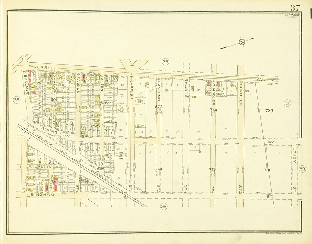 Atlas of the 35th Ward, Philadelphia, Plate 37