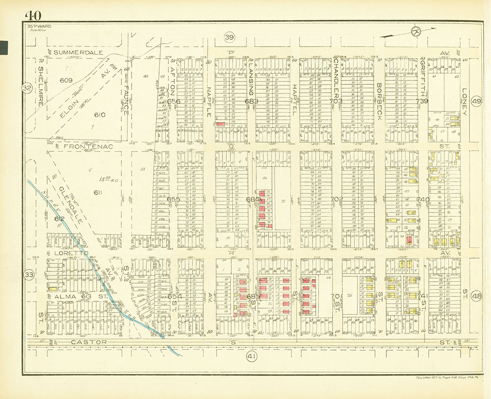 Atlas of the 35th Ward, Philadelphia, Plate 40