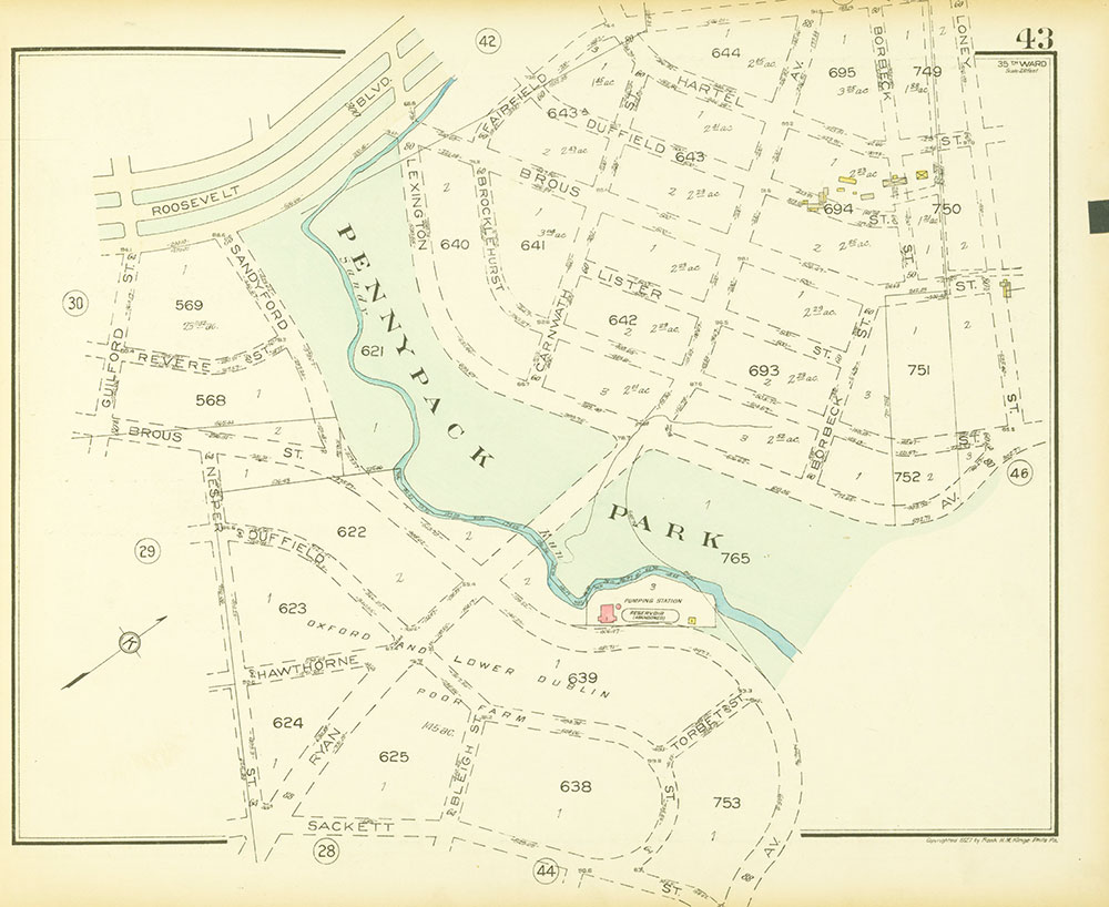Atlas of the 35th Ward, Philadelphia, Plate 43