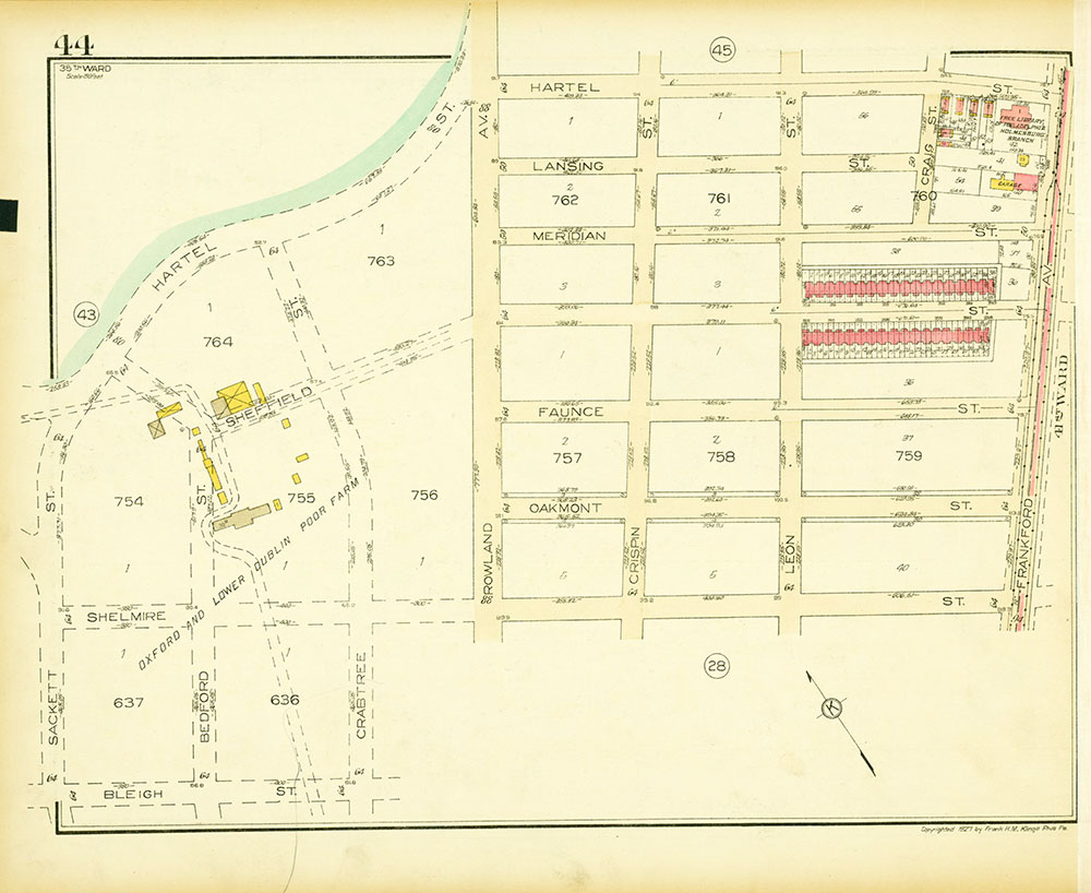 Atlas of the 35th Ward, Philadelphia, Plate 44