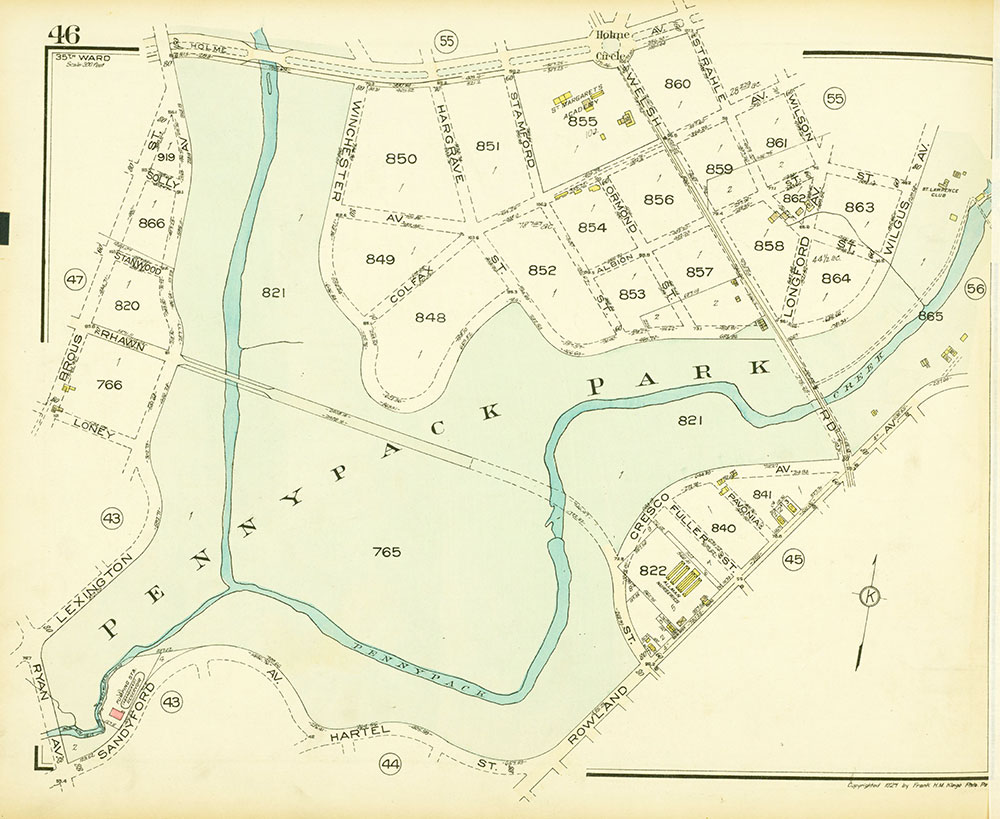 Atlas of the 35th Ward, Philadelphia, Plate 46