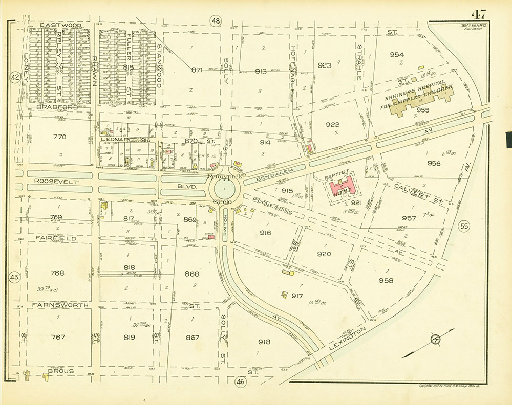 Atlas of the 35th Ward, Philadelphia, Plate 47