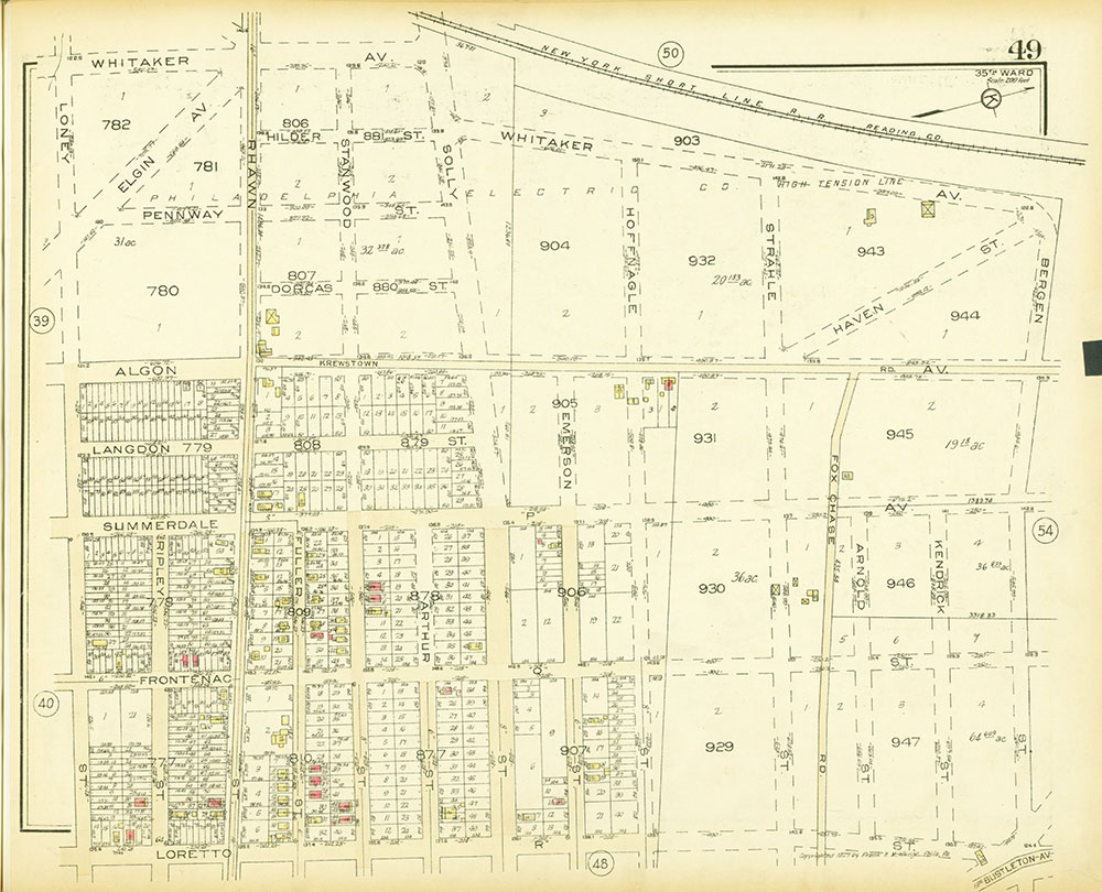 Atlas of the 35th Ward, Philadelphia, Plate 49