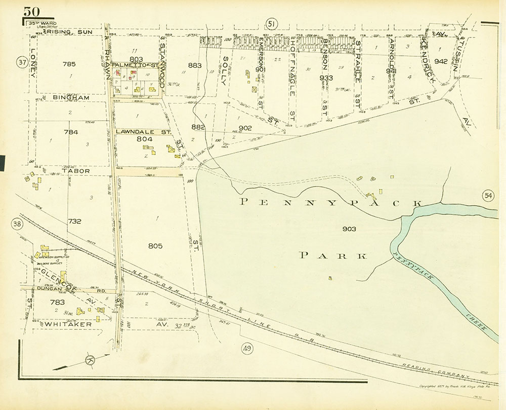 Atlas of the 35th Ward, Philadelphia, Plate 50