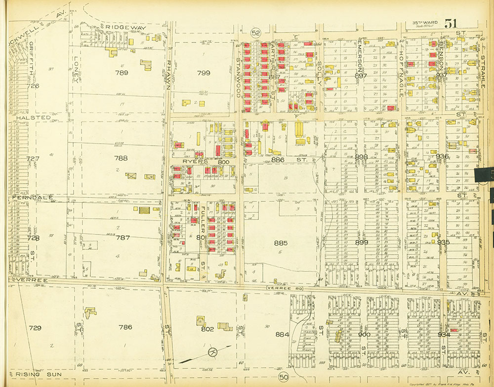 Atlas of the 35th Ward, Philadelphia, Plate 51