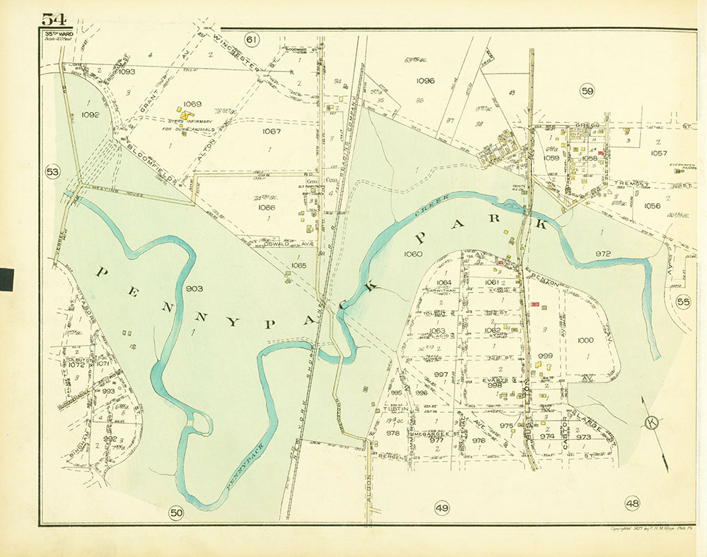 Atlas of the 35th Ward, Philadelphia, Plate 54