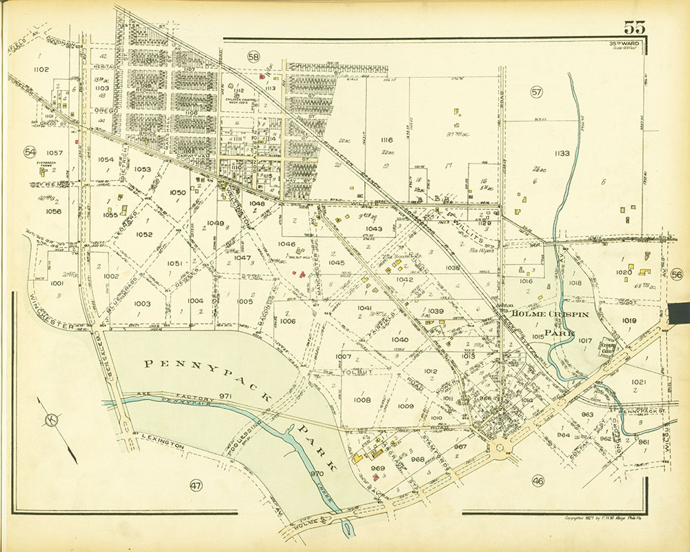 Atlas of the 35th Ward, Philadelphia, Plate 55