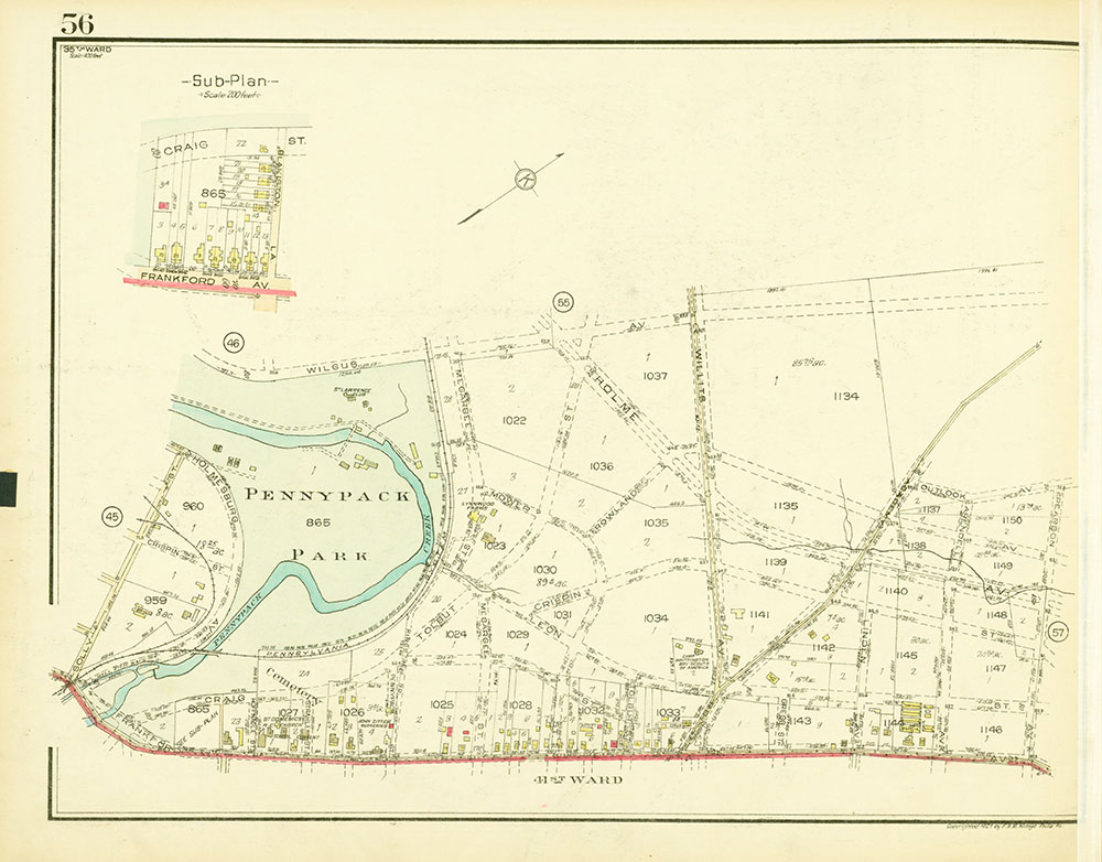 Atlas of the 35th Ward, Philadelphia, Plate 56