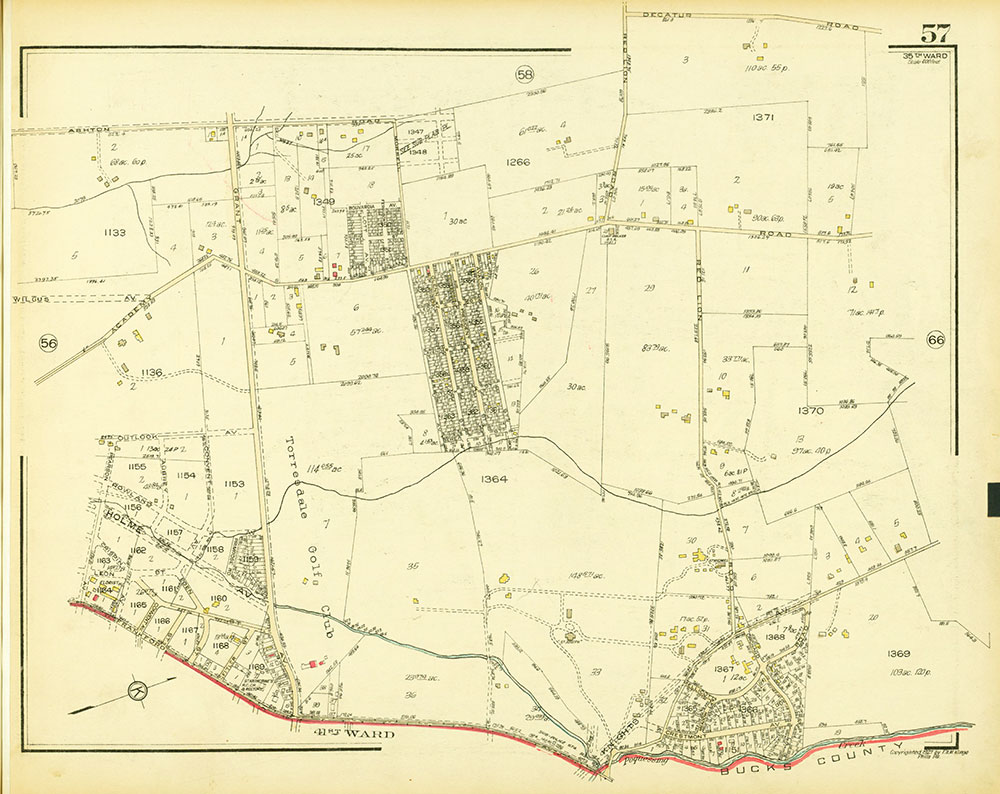 Atlas of the 35th Ward, Philadelphia, Plate 57