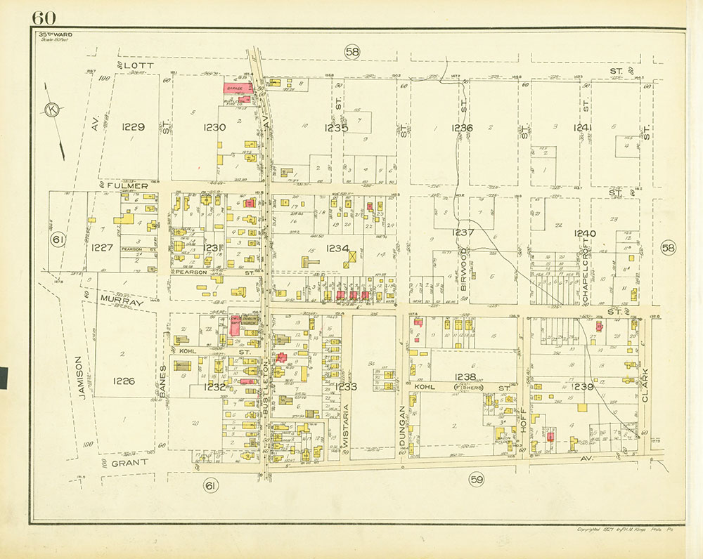 Atlas of the 35th Ward, Philadelphia, Plate 60