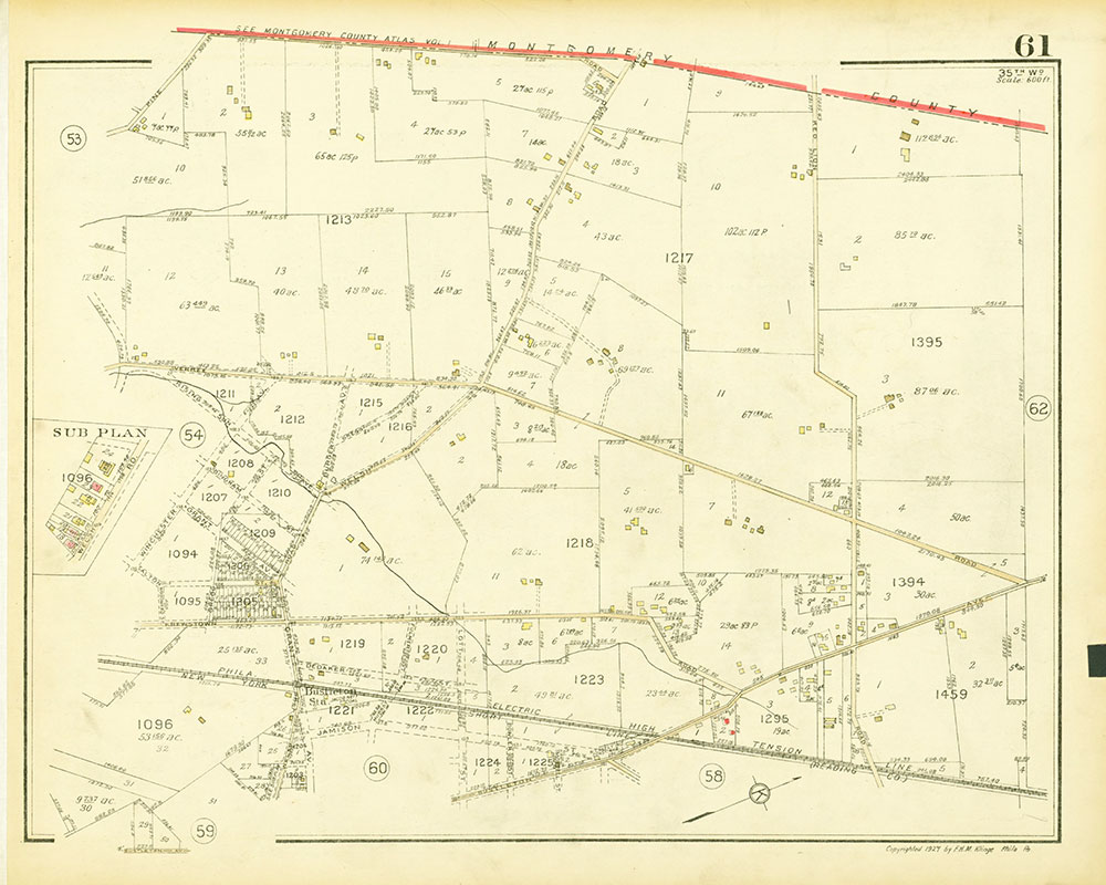 Atlas of the 35th Ward, Philadelphia, Plate 61