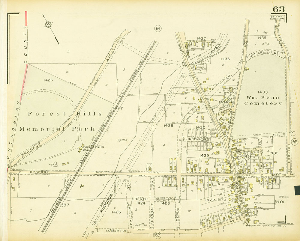 Atlas of the 35th Ward, Philadelphia, Plate 63