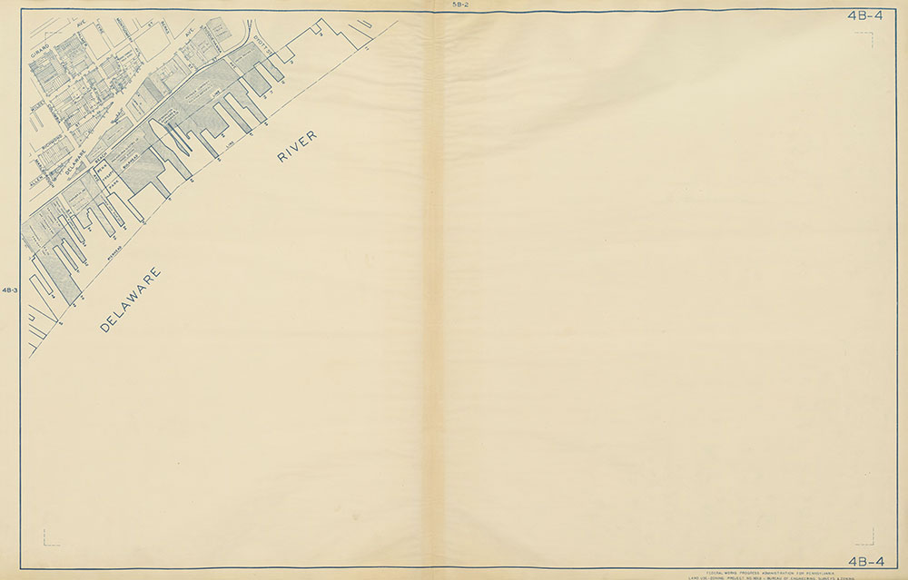 Philadelphia Land Use Map, 1942, Plate 4B-4