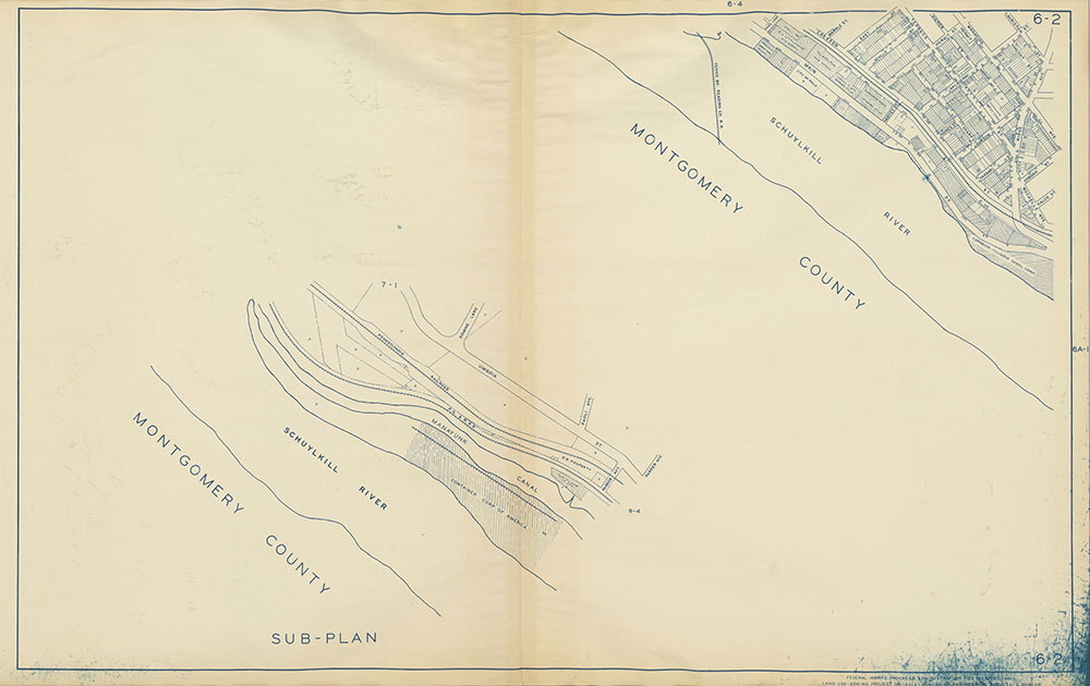 Philadelphia Land Use Map, 1942, Plate 6-2