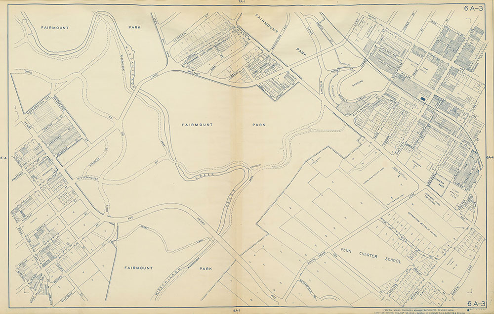 Philadelphia Land Use Map, 1942, Plate 6A-3