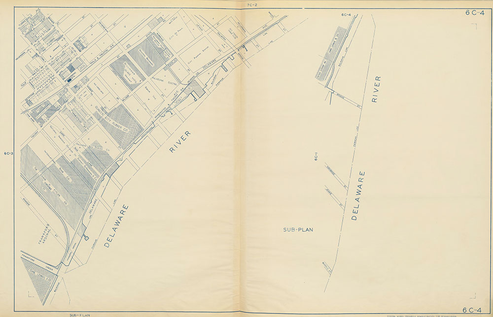 Philadelphia Land Use Map, 1942, Plate 6C-4