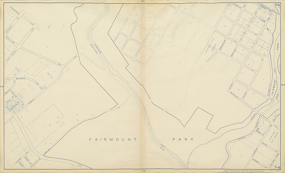 Philadelphia Land Use Map, 1942, Plate 7-4