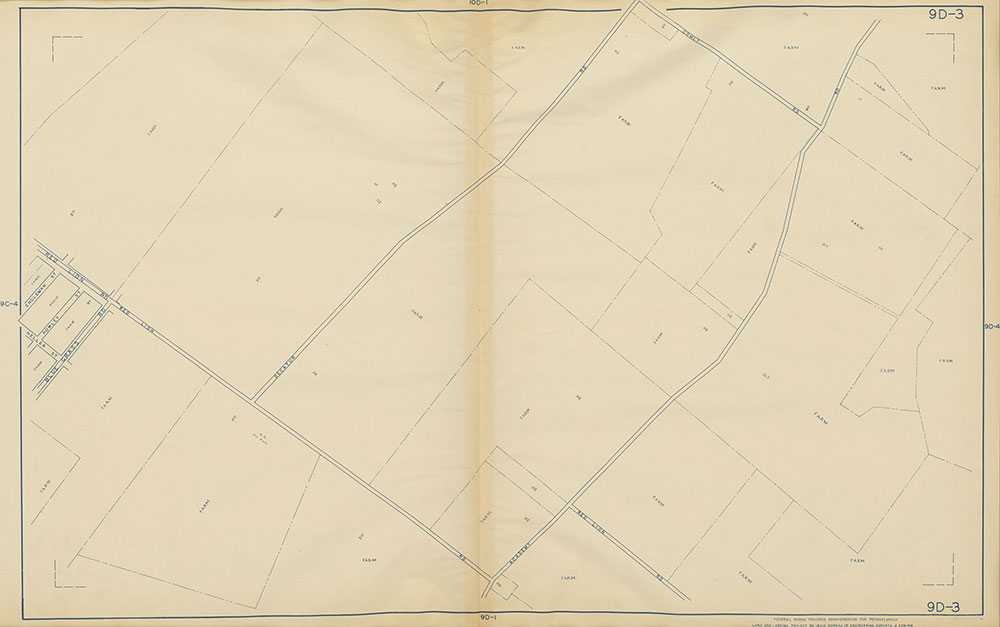 Philadelphia Land Use Map, 1942, Plate 9D-3