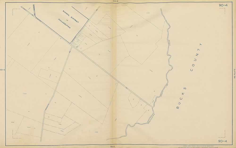 Philadelphia Land Use Map, 1942, Plate 9D-4