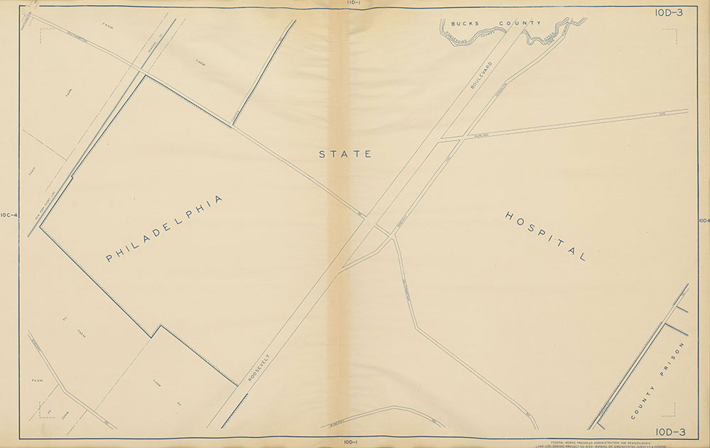 Philadelphia Land Use Map, 1942, Plate 10D-3