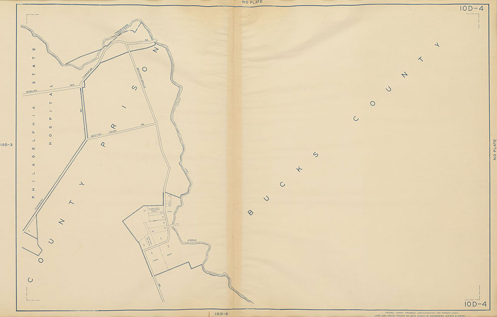 Philadelphia Land Use Map, 1942, Plate 10D-4