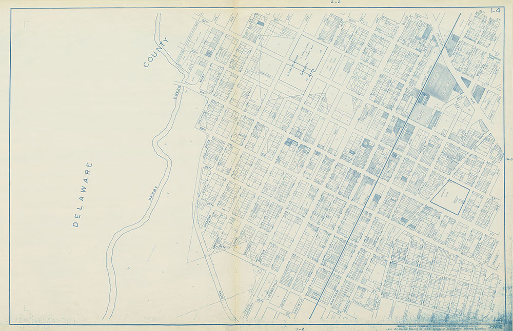 Philadelphia Land Use Map, 1962, Plate 1-4