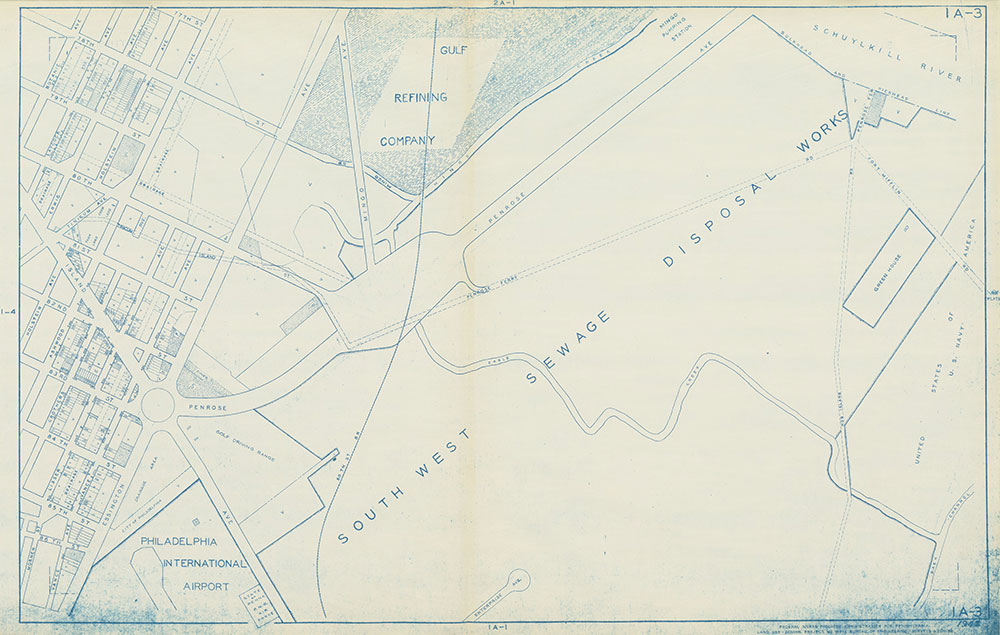 Philadelphia Land Use Map, 1962, Plate 1A-3