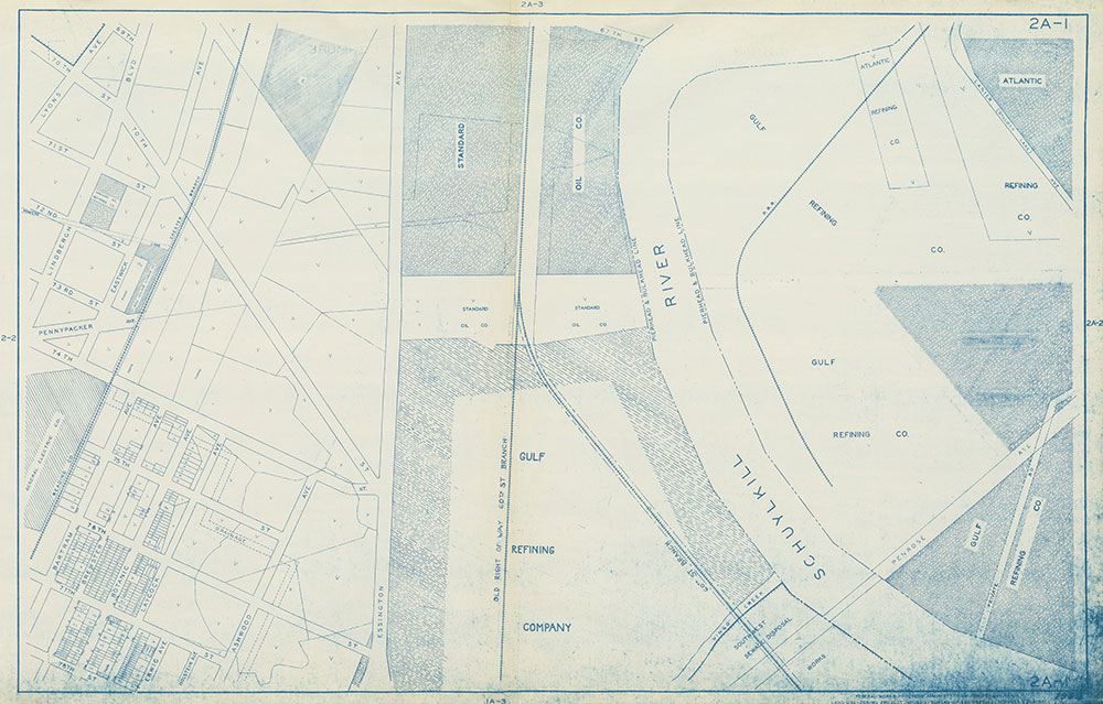 Philadelphia Land Use Map, 1962, Plate 2A-1