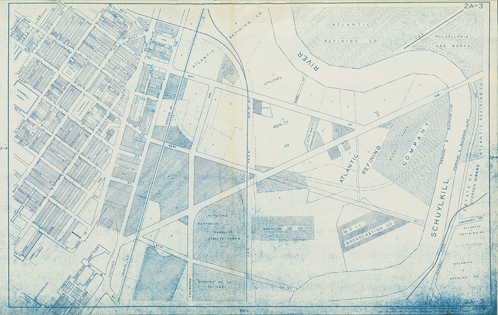 Philadelphia Land Use Map, 1962, Plate 2A-3