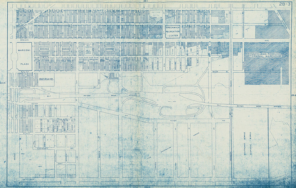 Philadelphia Land Use Map, 1962, Plate 2B-3